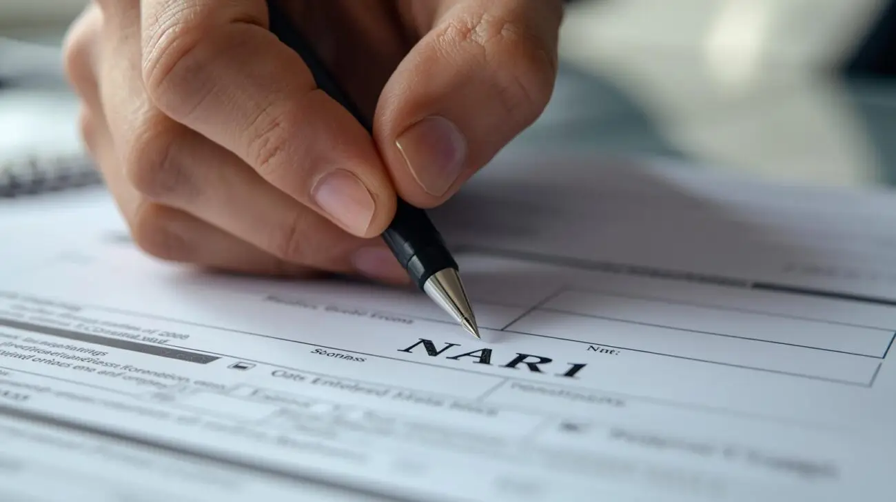 Filling NAR1 Form